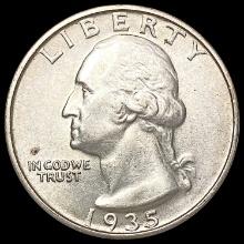 1935-S Washington Silver Quarter UNCIRCULATED