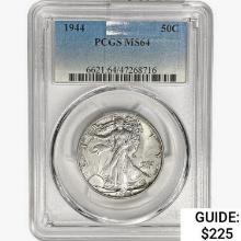 1944 Walking Liberty Half Dollar PCGS MS64