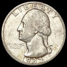 1932-S Washington Silver Quarter LIGHTLY CIRCULATE