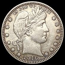 1916-D Barber Quarter CLOSELY UNCIRCULATED