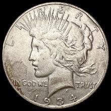 1934-S Silver Peace Dollar CLOSELY UNCIRCULATED