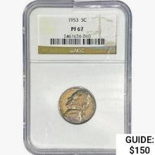 1953 Jefferson Nickel NGC PF67