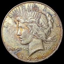 1926-S Silver Peace Dollar CHOICE AU