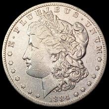 1884-S Morgan Silver Dollar NEARLY UNCIRCULATED