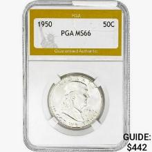 1949-D Franklin Half Dollar PGA MS65