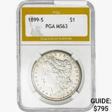 1899 Morgan Silver Dollar PGA MS63