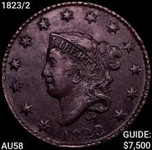 1823/2 Coronet Head Cent CHOICE AU