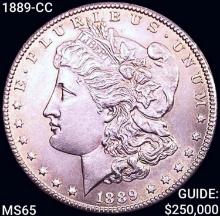 1889-CC Morgan Silver Dollar GEM BU