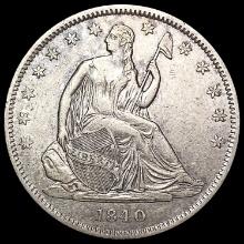 1840 Sm Letters Seated Liberty Half Dollar CLOSELY
