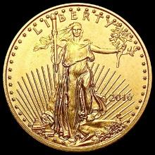 2016 American Gold Eagle 1/10oz SUPERB GEM BU