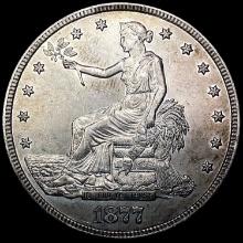 1877-S Silver Trade Dollar CHOICE AU