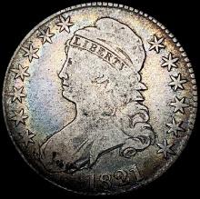 1821 Capped Bust Half Dollar NICELY CIRCULATED