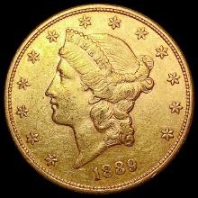 1889-S $20 Gold Double Eagle UNCIRCULATED