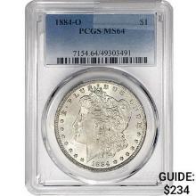 1884-O Morgan Silver Dollar PCGS MS64