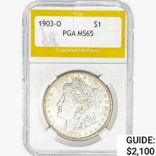 1903-O Morgan Silver Dollar PGA MS65