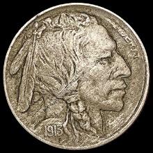 1913-D Ty 2 Buffalo Nickel NEARLY UNCIRCULATED