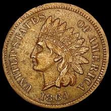 1864 L on Ribbon Indian Head Cent LIGHTLY CIRCULAT