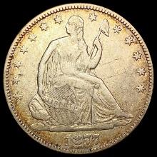 1877 Seated Liberty Half Dollar LIGHTLY CIRCULATED