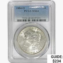 1884-O Morgan Silver Dollar PCGS MS64