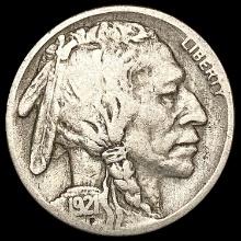 1921-S Buffalo Nickel LIGHTLY CIRCULATED