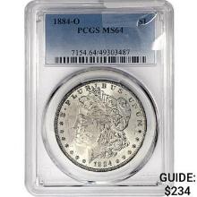 1884-O Morgan Silver Dollar PCGS MS64