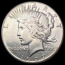 1927 Silver Peace Dollar CLOSELY UNCIRCULATED