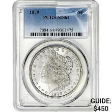 1879 Morgan Silver Dollar PCGS MS64