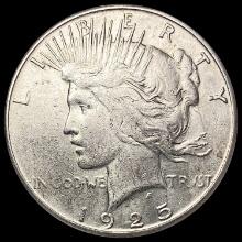 1925-S Silver Peace Dollar CLOSELY UNCIRCULATED