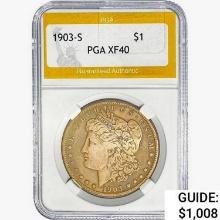 1903-S Morgan Silver Dollar PGA XF40