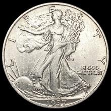 1937-S Walking Liberty Half Dollar CHOICE AU