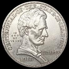 1918 Illinois Half Dollar UNCIRCULATED