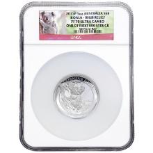 2015 AUS 5oz. Silver Koala NGC PF70 UC HR FS