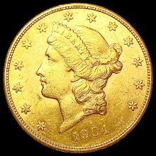 1904-S $20 Gold Double Eagle CHOICE AU