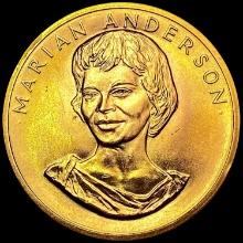 1980 1/2oz. Gold Marian Anderson Ameri. Arts Comme