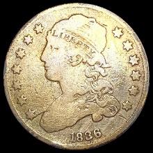 1836 Capped Bust Quarter NICELY CIRCULATED