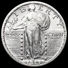 1917-S Standing Liberty Quarter NEARLY UNCIRCULATE