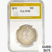 1810 Capped Bust Half Dollar PGA XF40