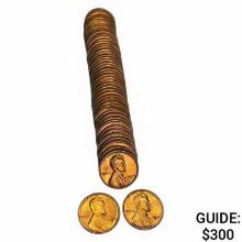 1944 BU 1944 S Lincoln Cent Roll (50 Coins)