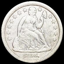 1856-O Seated Liberty Dime ABOUT UNCIRCULATED