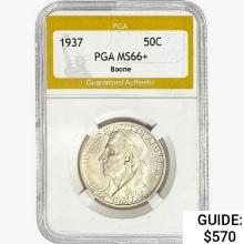 1937 Boone Half Dollar PGA MS66+