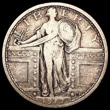 1917-S Standing Liberty Quarter LIGHTLY CIRCULATED