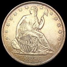 1856-O Seated Liberty Half Dollar CHOICE AU