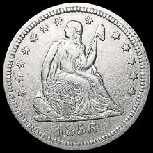 1856 Seated Liberty Quarter CLOSELY UNCIRCULATED