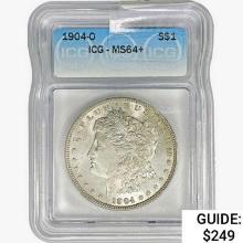 1904-O Morgan Silver Dollar ICG MS64+