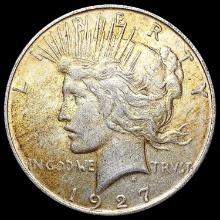 1927-D Silver Peace Dollar CHOICE AU