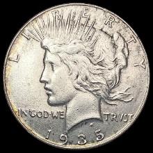 1935 Silver Peace Dollar CLOSELY UNCIRCULATED