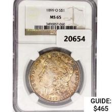 1899-O Morgan Silver Dollar NGC MS65