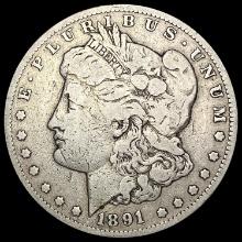 1891-CC Morgan Silver Dollar NICELY CIRCULATED