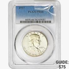 1957 Franklin Half Dollar PCGS PR66