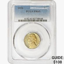 1950 Jefferson Nickel PCGS PR65